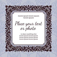 abstract vintage frame