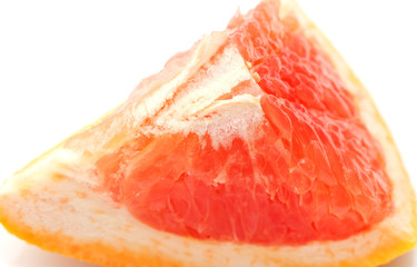 Grapefruit on a white background