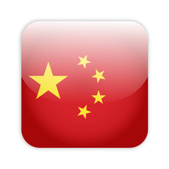 China flag button