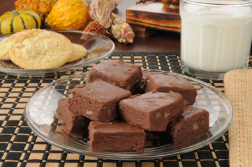 fudge with milk