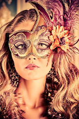 Naklejka premium carnival mask