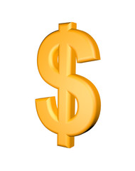 golden dollar sign