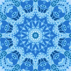 Vector round decorative design element