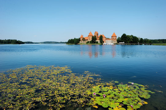 Trakai castle of Lithuania