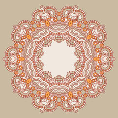 Ornamental round pattern