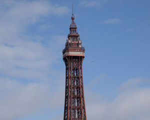 Fototapeta na wymiar Blackpool Tower Restoration