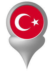 トルコ　国旗　フレーム