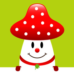 Fly Agaric Label