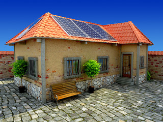 house energy saving concept