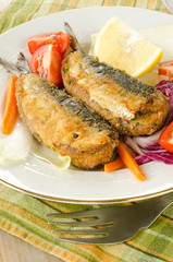 Sardine ripiene, stuffed sardines