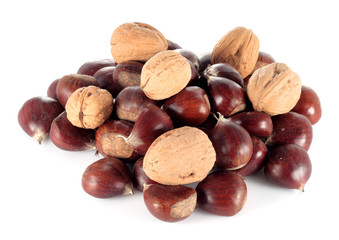 chestnuts and walnuts