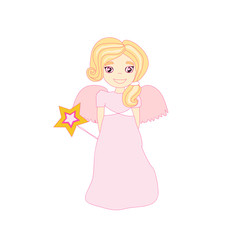 beautiful fairy vector graphic