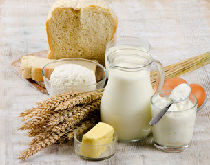 Bread and dairy products