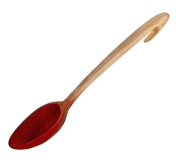 Wooden spoon isolated