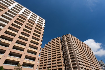 Fototapeta premium 高層マンション