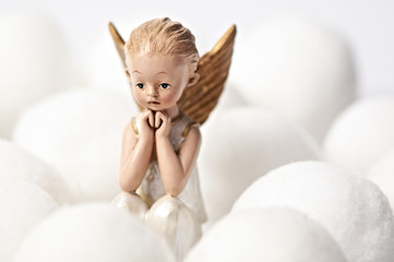 angel in clouds