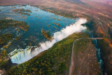 Foto op Aluminium Victoria Falls from the Air © edan