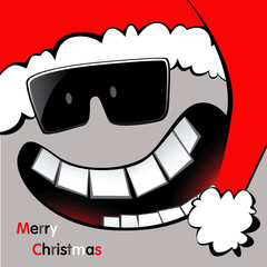 Merry Christmas card with a smile