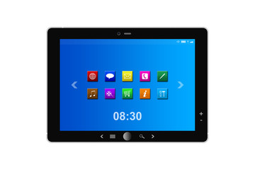 Tablette avec Applications