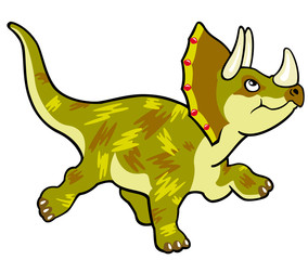 cartoon triceratops