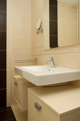Modern clean bathroom
