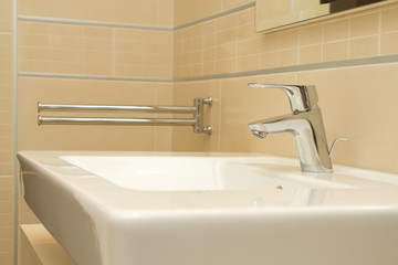 Modern clean bathroom