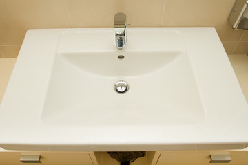 Modern clean bathroom