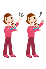 驚き,閃き,動作,びっくり