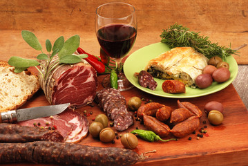 AFFETTATI DI SALUMI ( SLICED OF MEAT )