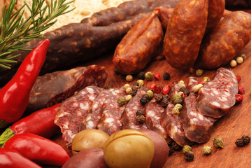 AFFETTATI DI SALUMI ( SLICED OF MEAT )