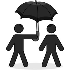 Helping umbrella