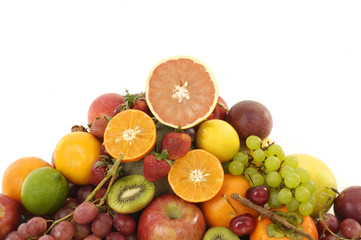 Obraz na płótnie Canvas Asortyment świeżych owoców