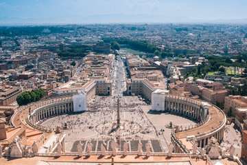 Fototapeta na wymiar Plac Świętego Piotra, Watykan