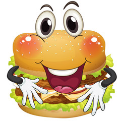 a burger