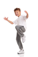 Boy dancing