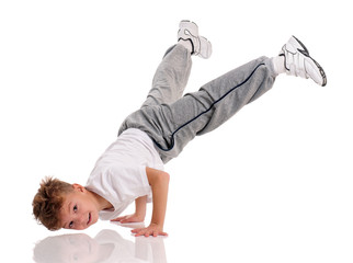 Boy dancing
