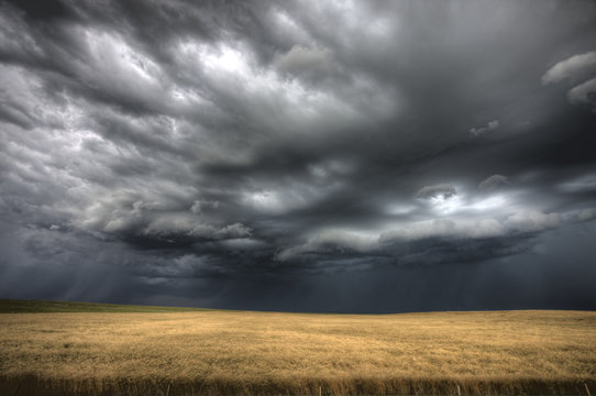 Fototapeta Storm Clouds Saskatchewan
