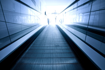 Business Center escalators