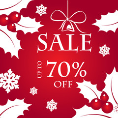 snow christmas red ring sale