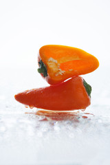 Paprikaschoten orangefarben