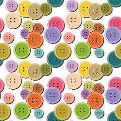 seamless background with buttons