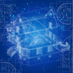 Abstract architectural background