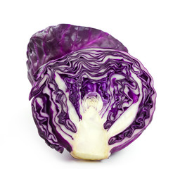 Half a red cabbage.