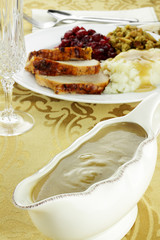 Gravy Boat and Dinner