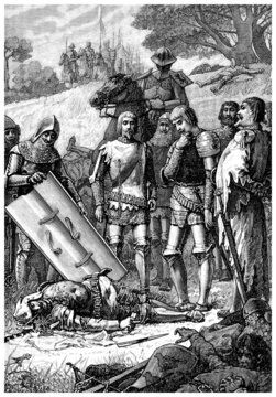 Dead Knight - Chevalier tué - 14th century