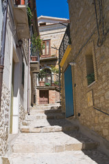 Alleyway. Sant'Agata di Puglia. Puglia. Italy.