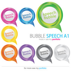 Speech Text Bubbles, vector