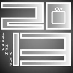 creative design happy new year 2013