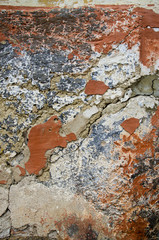 historical and cracked wall background