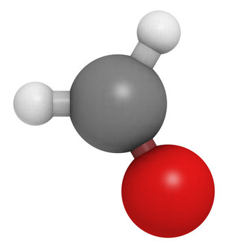 Formaldehyde Molecule (CH2O), Chemical Structure